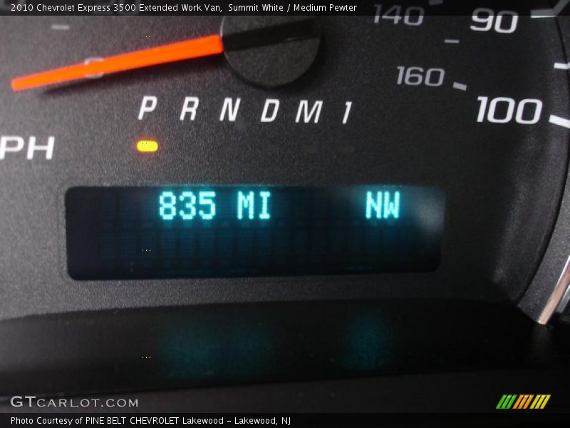 Summit White / Medium Pewter 2010 Chevrolet Express 3500 Extended Work Van