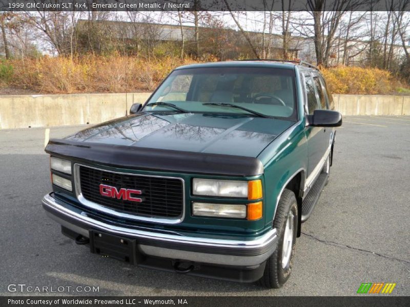 Emerald Green Metallic / Neutral 1999 GMC Yukon SLT 4x4