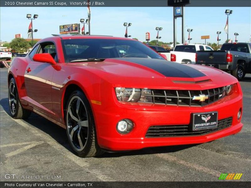 Victory Red / Black 2010 Chevrolet Camaro SS Coupe
