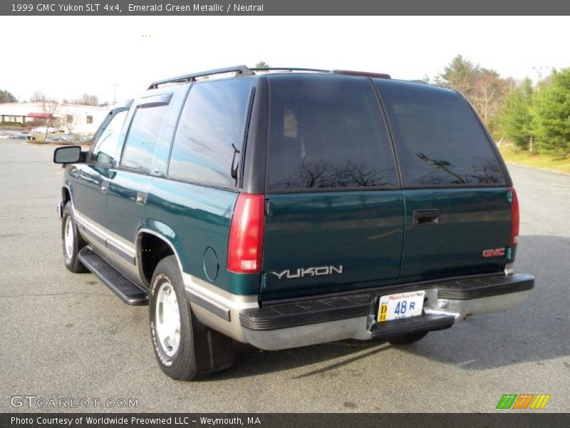 Emerald Green Metallic / Neutral 1999 GMC Yukon SLT 4x4