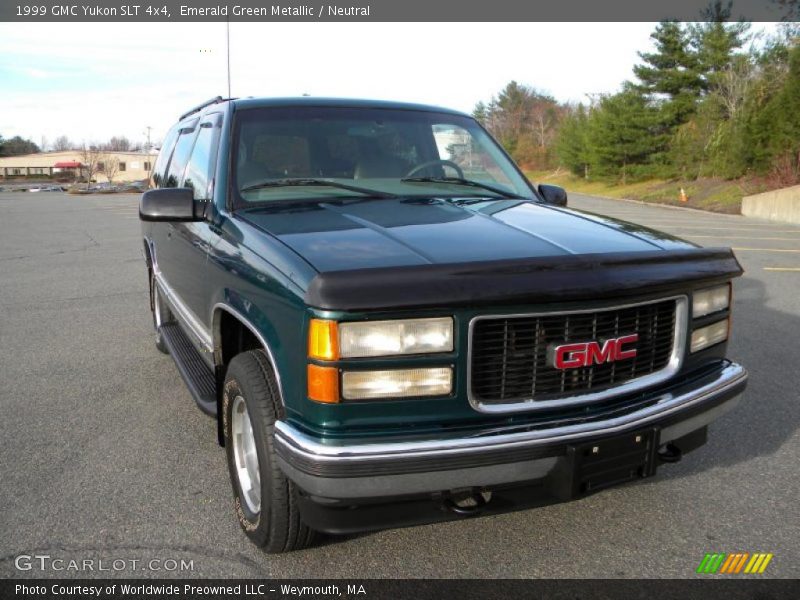Emerald Green Metallic / Neutral 1999 GMC Yukon SLT 4x4