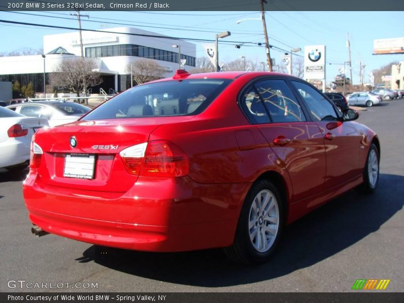 Crimson Red / Black 2007 BMW 3 Series 328xi Sedan