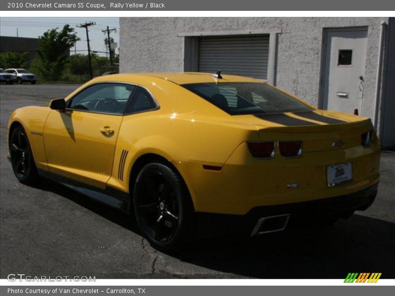 Rally Yellow / Black 2010 Chevrolet Camaro SS Coupe