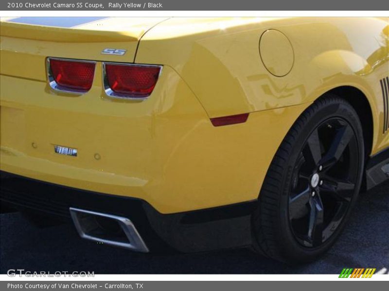 Rally Yellow / Black 2010 Chevrolet Camaro SS Coupe