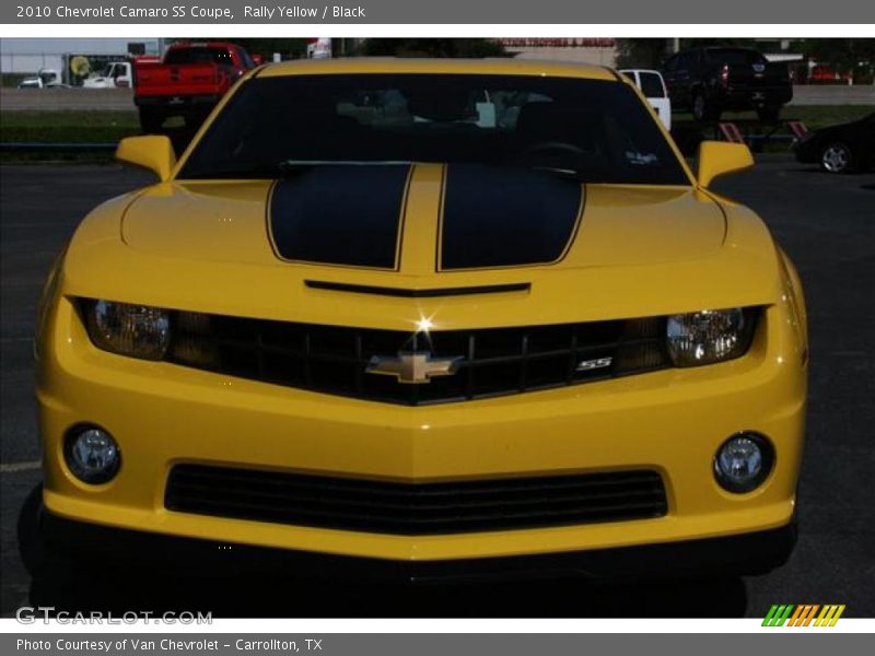 Rally Yellow / Black 2010 Chevrolet Camaro SS Coupe