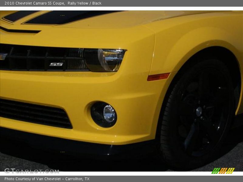 Rally Yellow / Black 2010 Chevrolet Camaro SS Coupe