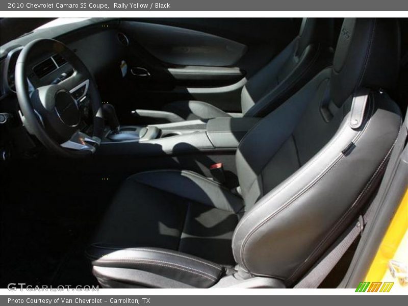 Rally Yellow / Black 2010 Chevrolet Camaro SS Coupe