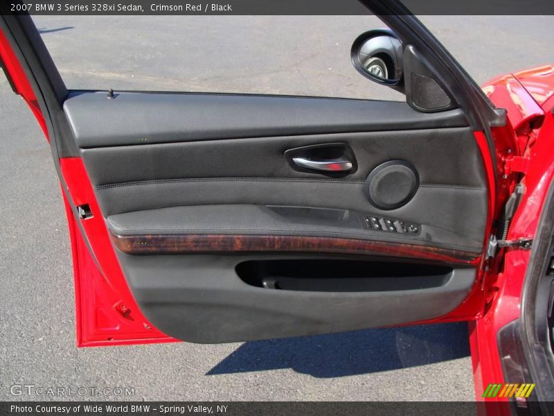 Crimson Red / Black 2007 BMW 3 Series 328xi Sedan