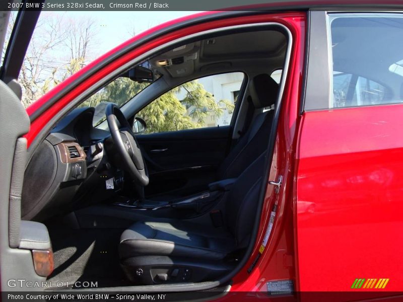 Crimson Red / Black 2007 BMW 3 Series 328xi Sedan