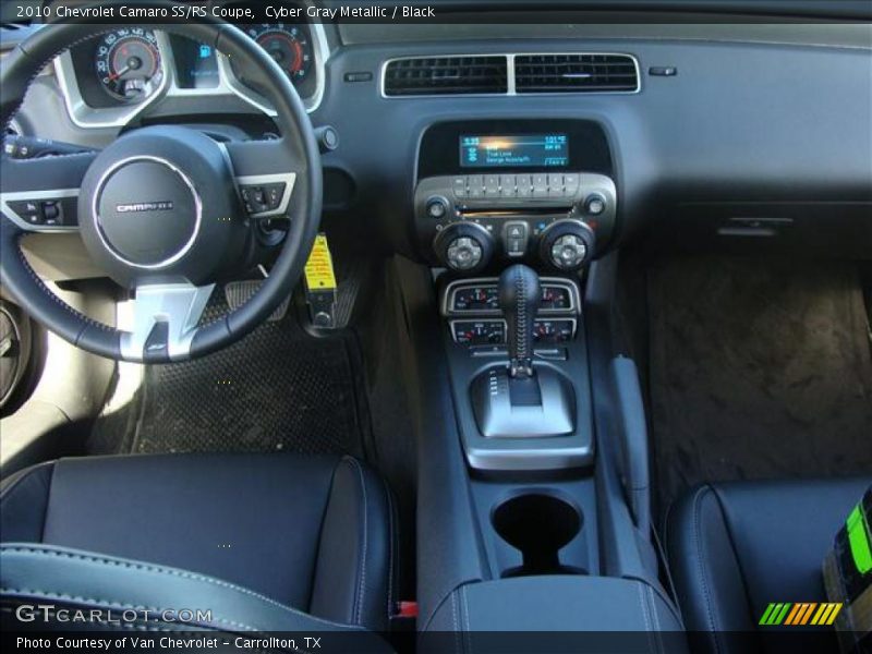 Cyber Gray Metallic / Black 2010 Chevrolet Camaro SS/RS Coupe