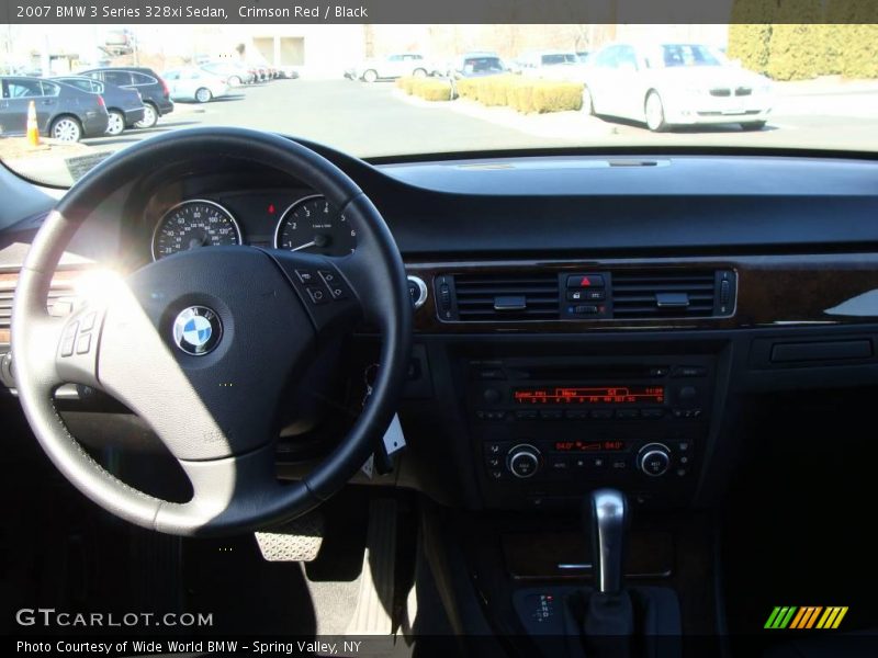 Crimson Red / Black 2007 BMW 3 Series 328xi Sedan