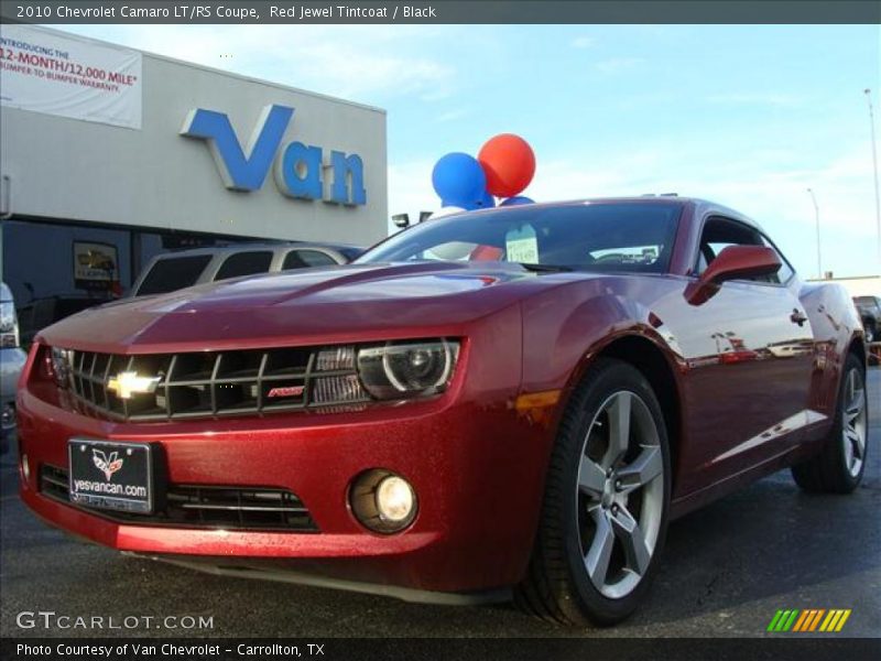 Red Jewel Tintcoat / Black 2010 Chevrolet Camaro LT/RS Coupe