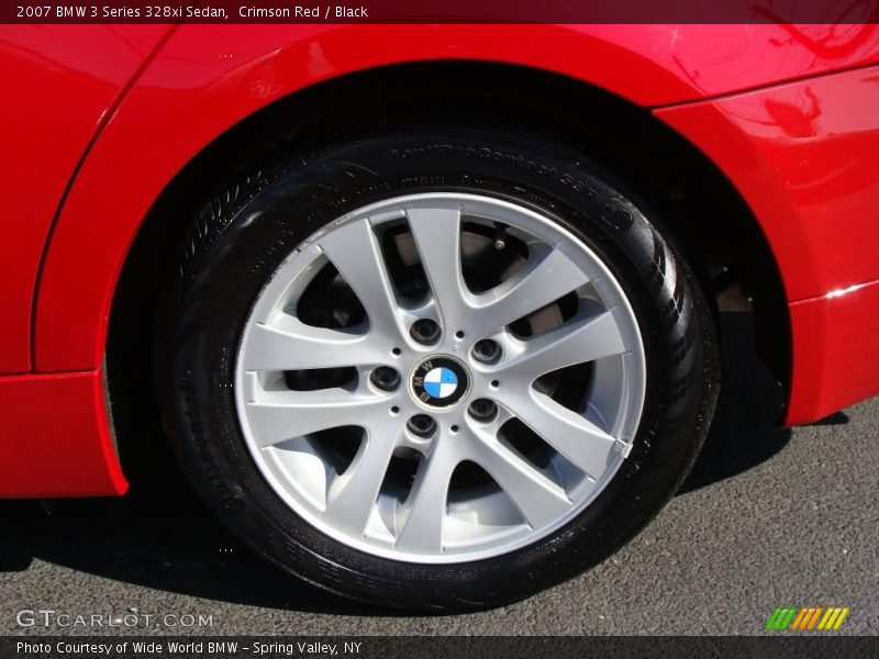 Crimson Red / Black 2007 BMW 3 Series 328xi Sedan