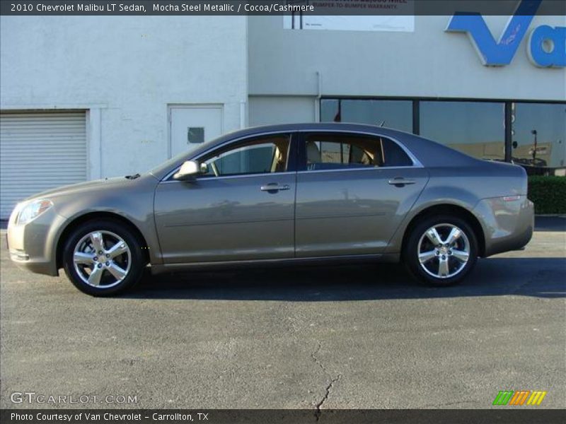 Mocha Steel Metallic / Cocoa/Cashmere 2010 Chevrolet Malibu LT Sedan