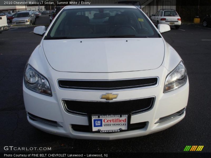 Summit White / Ebony 2010 Chevrolet Malibu LT Sedan
