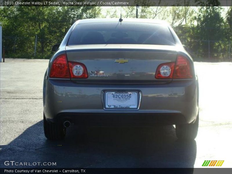 Mocha Steel Metallic / Cocoa/Cashmere 2010 Chevrolet Malibu LT Sedan