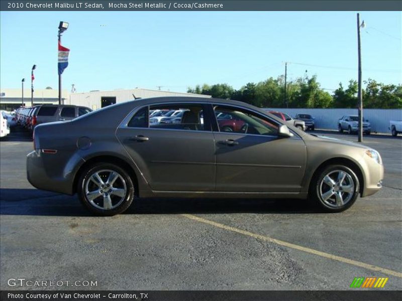 Mocha Steel Metallic / Cocoa/Cashmere 2010 Chevrolet Malibu LT Sedan