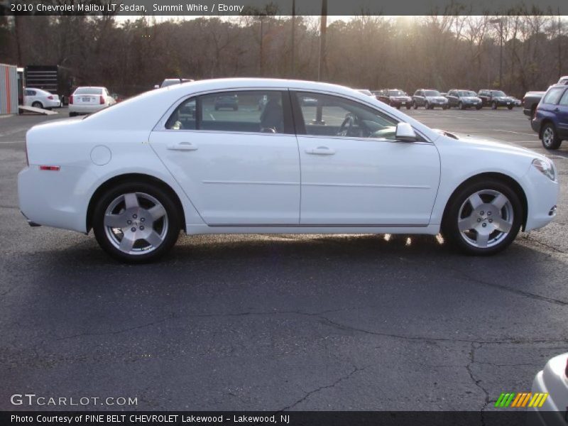 Summit White / Ebony 2010 Chevrolet Malibu LT Sedan