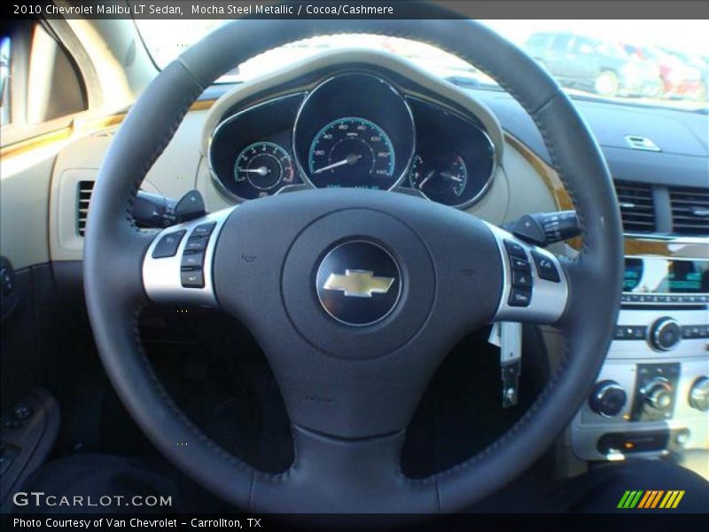 Mocha Steel Metallic / Cocoa/Cashmere 2010 Chevrolet Malibu LT Sedan