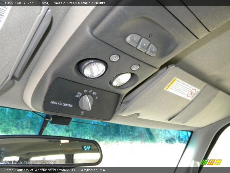 Emerald Green Metallic / Neutral 1999 GMC Yukon SLT 4x4