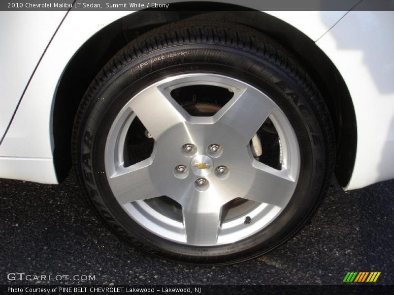 Summit White / Ebony 2010 Chevrolet Malibu LT Sedan