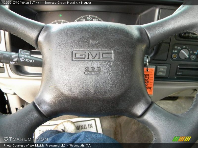 Emerald Green Metallic / Neutral 1999 GMC Yukon SLT 4x4