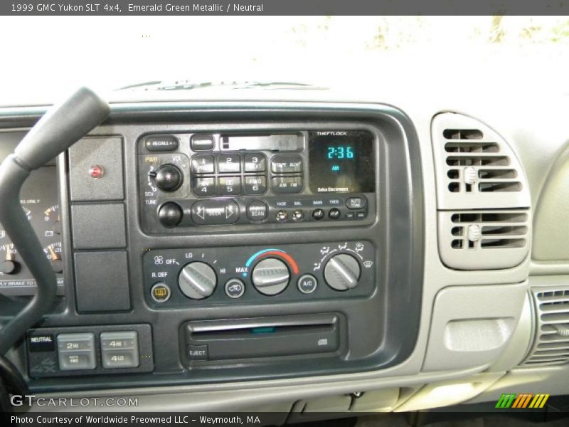 Controls of 1999 Yukon SLT 4x4