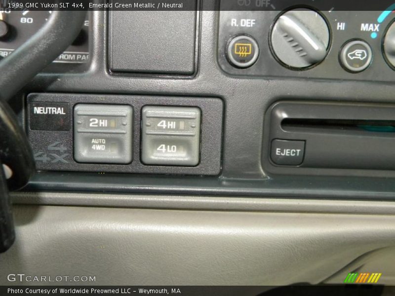 Controls of 1999 Yukon SLT 4x4