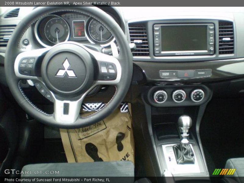Apex Silver Metallic / Black 2008 Mitsubishi Lancer Evolution MR