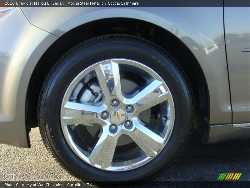 Mocha Steel Metallic / Cocoa/Cashmere 2010 Chevrolet Malibu LT Sedan