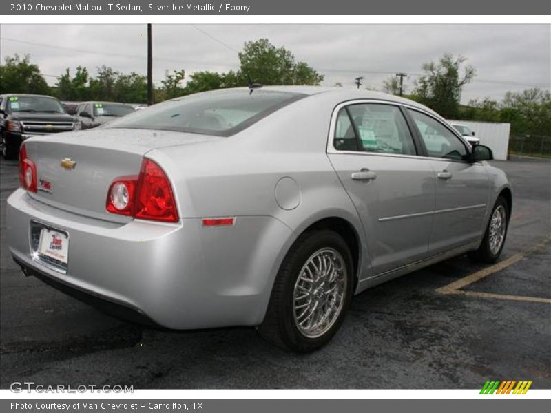 Silver Ice Metallic / Ebony 2010 Chevrolet Malibu LT Sedan