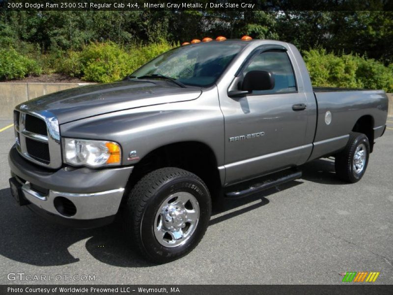 Mineral Gray Metallic / Dark Slate Gray 2005 Dodge Ram 2500 SLT Regular Cab 4x4