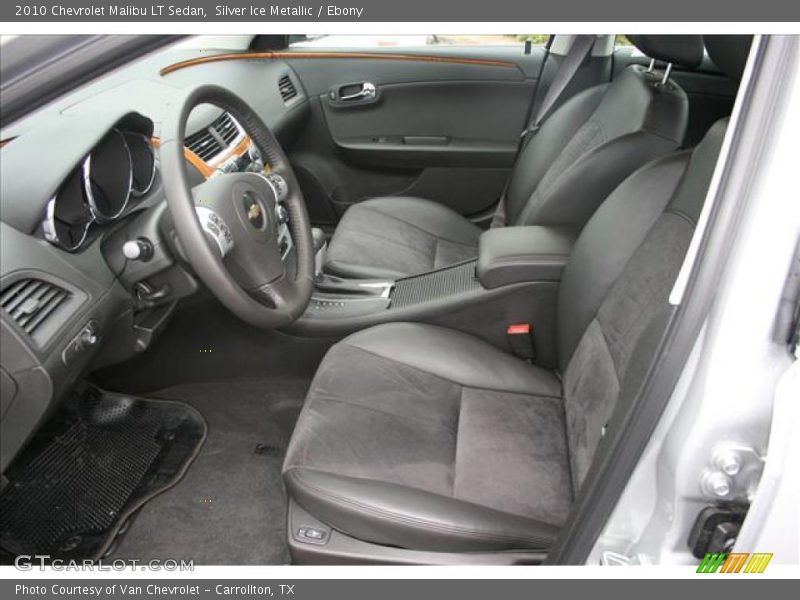 Silver Ice Metallic / Ebony 2010 Chevrolet Malibu LT Sedan