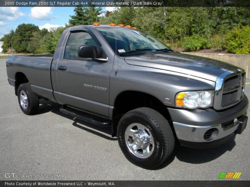 Mineral Gray Metallic / Dark Slate Gray 2005 Dodge Ram 2500 SLT Regular Cab 4x4