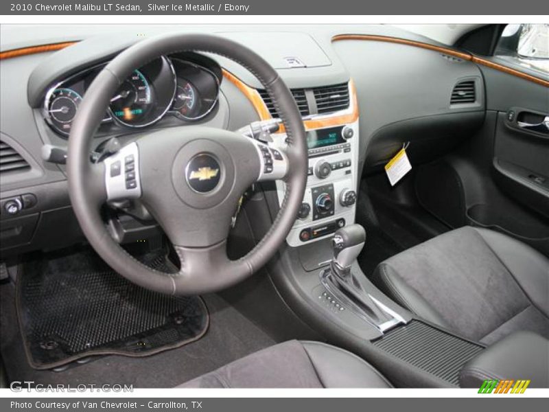 Silver Ice Metallic / Ebony 2010 Chevrolet Malibu LT Sedan