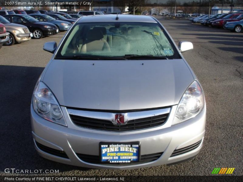 Silver Pearl Metallic / Gray 2007 Saturn Aura XE