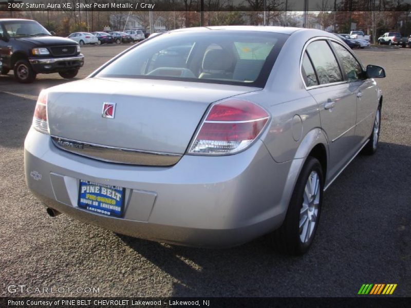 Silver Pearl Metallic / Gray 2007 Saturn Aura XE