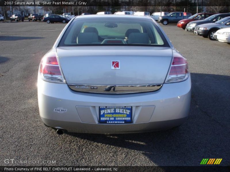 Silver Pearl Metallic / Gray 2007 Saturn Aura XE
