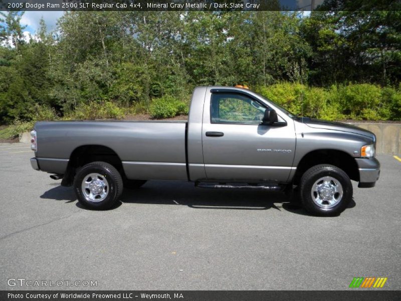 Mineral Gray Metallic / Dark Slate Gray 2005 Dodge Ram 2500 SLT Regular Cab 4x4
