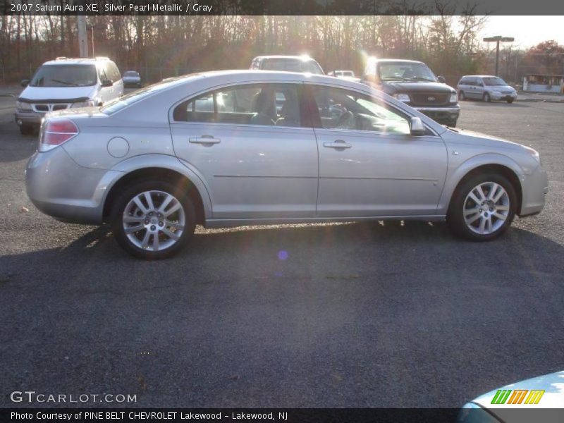 Silver Pearl Metallic / Gray 2007 Saturn Aura XE