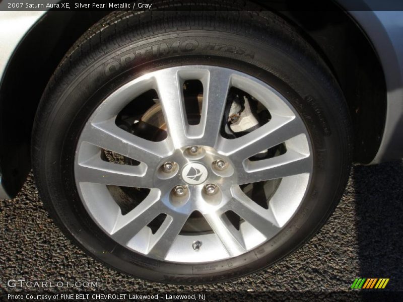 Silver Pearl Metallic / Gray 2007 Saturn Aura XE