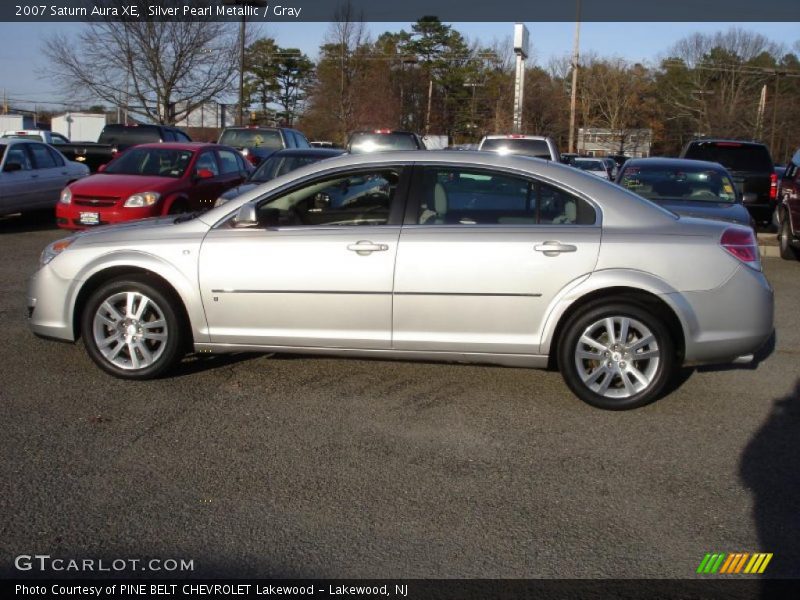 Silver Pearl Metallic / Gray 2007 Saturn Aura XE