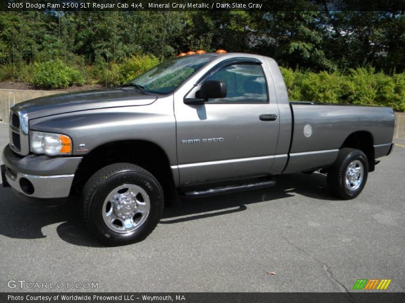 Mineral Gray Metallic / Dark Slate Gray 2005 Dodge Ram 2500 SLT Regular Cab 4x4