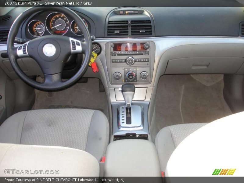 Silver Pearl Metallic / Gray 2007 Saturn Aura XE