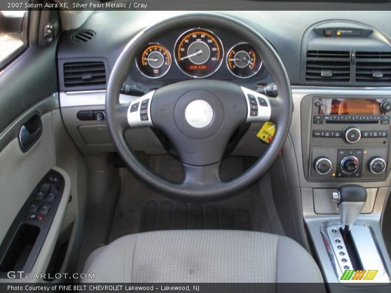 Silver Pearl Metallic / Gray 2007 Saturn Aura XE