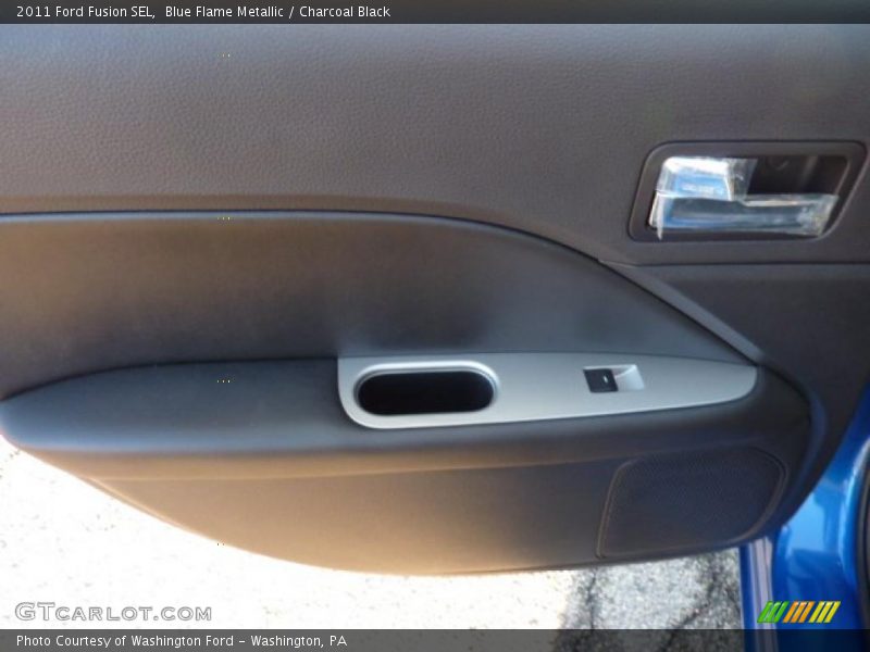 Blue Flame Metallic / Charcoal Black 2011 Ford Fusion SEL