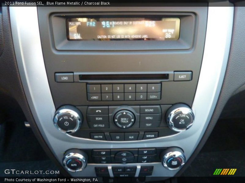 Blue Flame Metallic / Charcoal Black 2011 Ford Fusion SEL