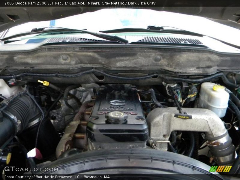  2005 Ram 2500 SLT Regular Cab 4x4 Engine - 5.9 Liter Cummins OHV 24-Valve Turbo-Diesel Inline 6-Cylinder