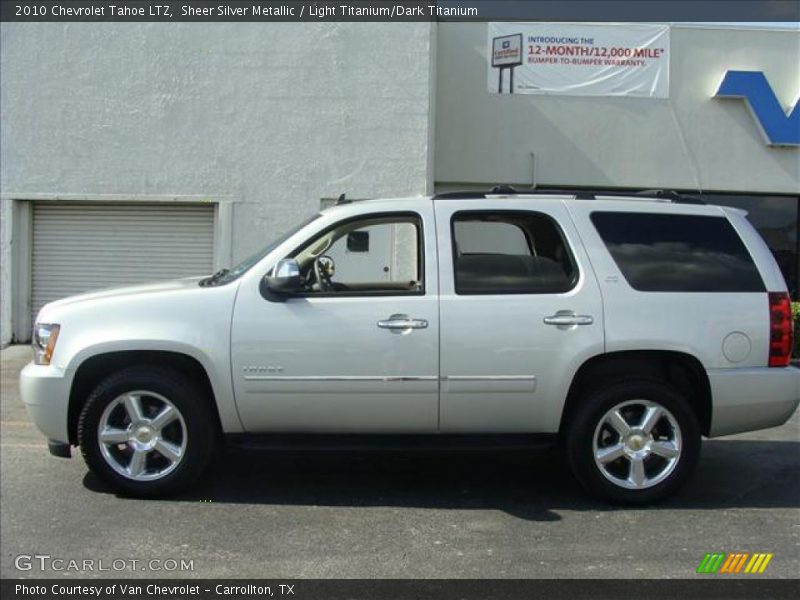 Sheer Silver Metallic / Light Titanium/Dark Titanium 2010 Chevrolet Tahoe LTZ