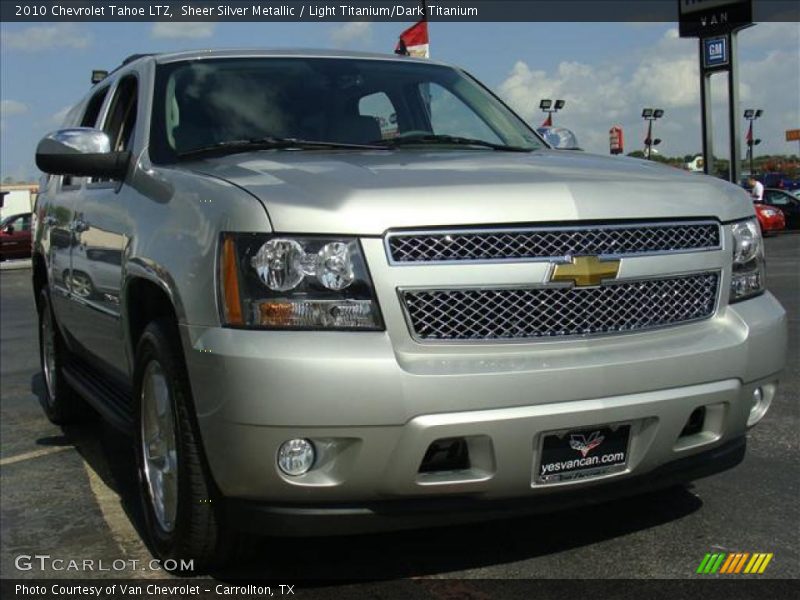 Sheer Silver Metallic / Light Titanium/Dark Titanium 2010 Chevrolet Tahoe LTZ